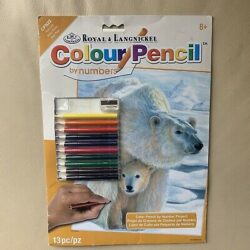 Coloriage au N° Enfant Amour polaire