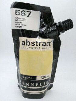 Acrylique Abstract 120ml Jaune de Naples