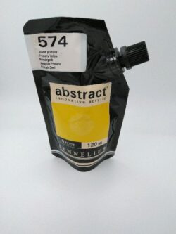 Acrylique Abstract 120ml Jaune Primaire