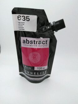 Acrylique Abstract 120ml Rouge Carmin