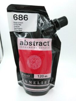 Acrylique Abstract 120ml Rouge Primaire