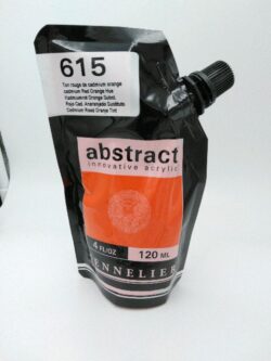 Acrylique Abstract 120ml Rouge de Cad Orange
