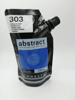 Acrylique Abstract 120ml Bleu de Cobalt Imit