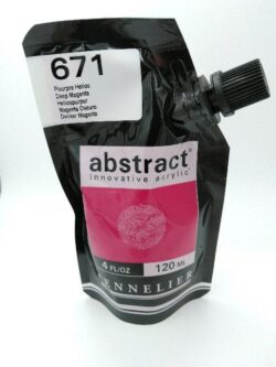 Acrylique Abstract 120ml Pourpre Hélios
