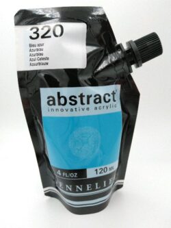 Acrylique Abstract 120ml Bleu Azur