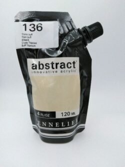 Acrylique Abstract 120ml Titane Buff