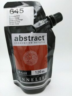 Acrylique Abstract 120ml Orange de Chine