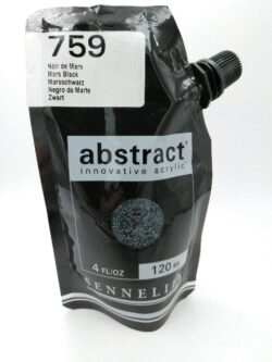 Acrylique Abstract 120ml Noir de Mars