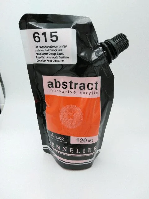 Acrylique Abstract 120ml Rouge de Cad Orange