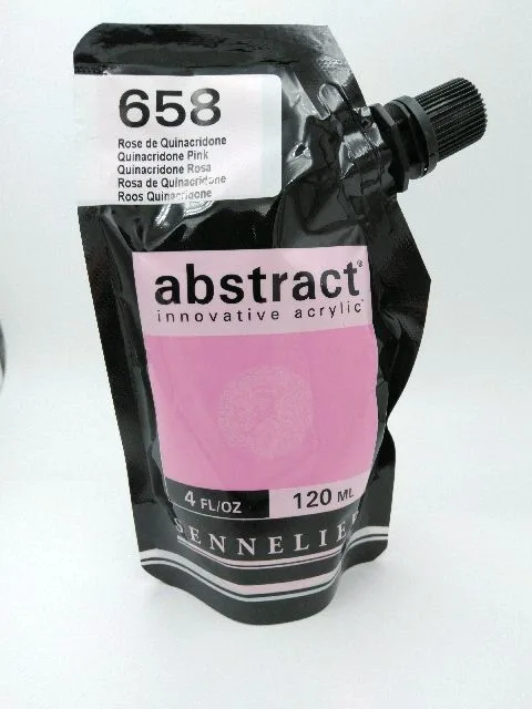 Acrylique Abstract 120ml Rose Quinacridone