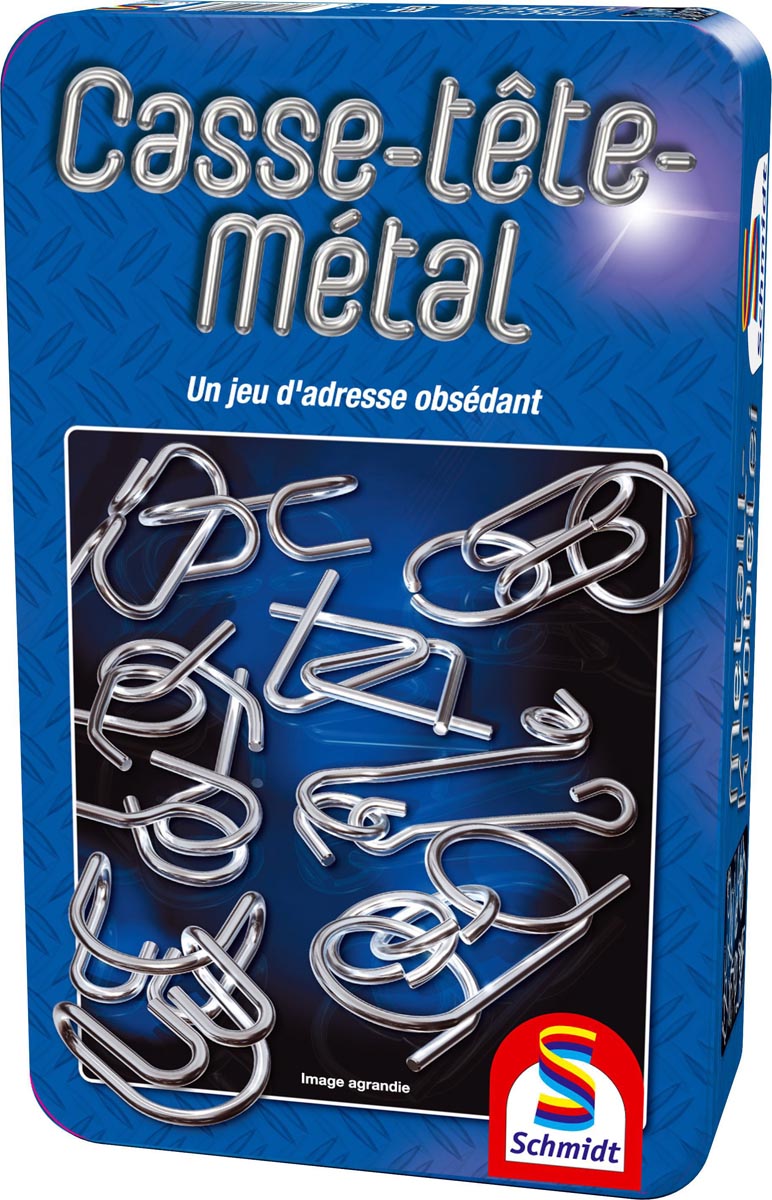 Casse tête boite métal