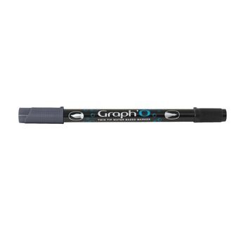 GRAPH'O Feutre pinceau double pointe 9109 - Cool Grey Dark