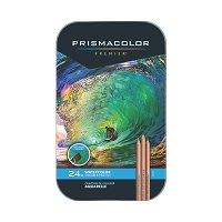Prismacolor Premier Aquarelle boite métal de 24 crayons