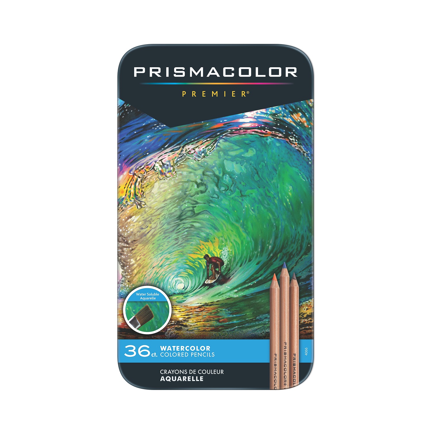Prismacolor Premier Aquarelle boite métal de 36 crayons