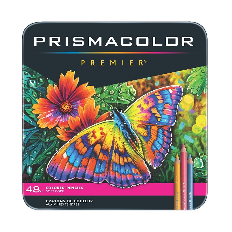 Prismacolor Premier boite métal 48 crayons de couleur