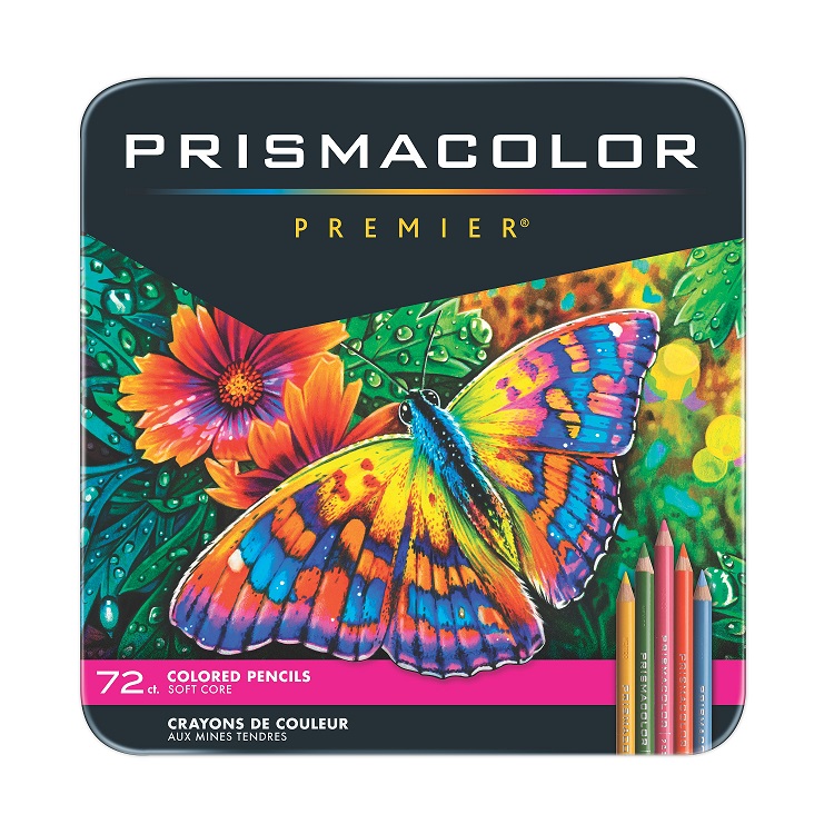 Prismacolor Premier Boite métal de 72 crayons de couleur