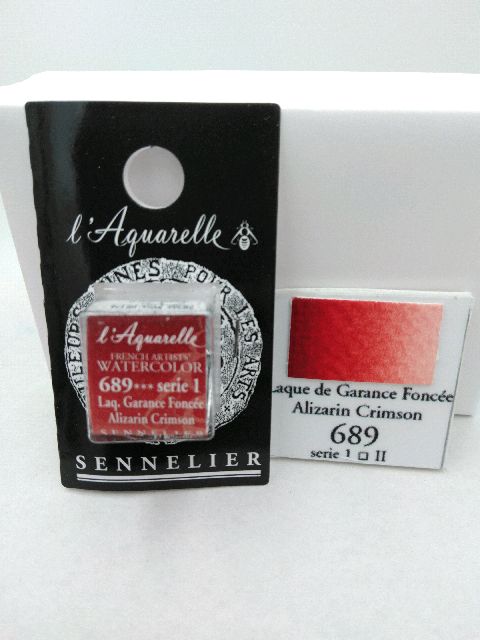 Aquarelle Extra fine Demi Godet Laque de Garance Foncée S1 – Image 2