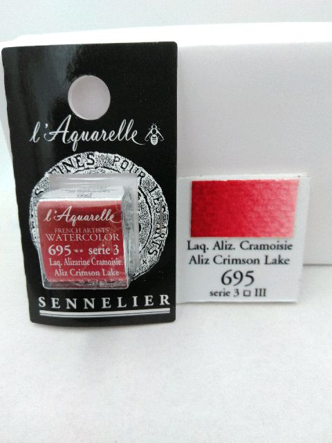 Aquarelle Extra fine Demi Godet Laque Alizarine Cramoisie S3 – Image 2