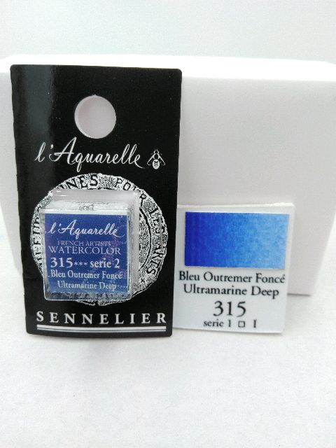 Aquarelle Extra fine Demi Godet Bleu Outremer Foncé S2 – Image 2