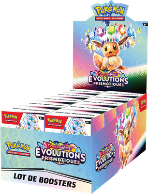 Bundle 6 boosters Pokemon Evolutions Prismatiques EV8.5