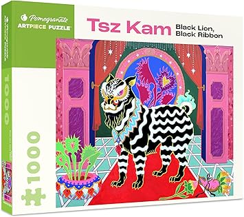 Puzzle 1000 pièces Black lion / Pomegranate