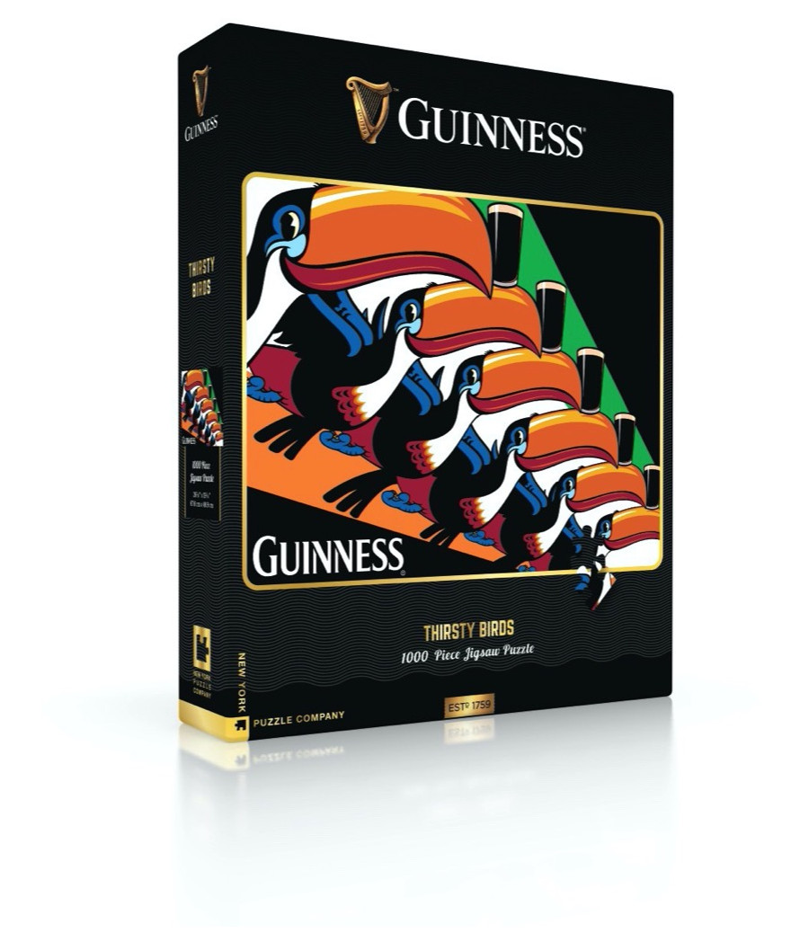 Puzzle 1000 pièces Guinness Thirsty birds