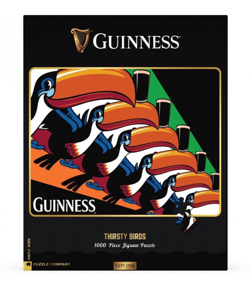 Puzzle 1000 pièces Guinness Thirsty birds – Image 2