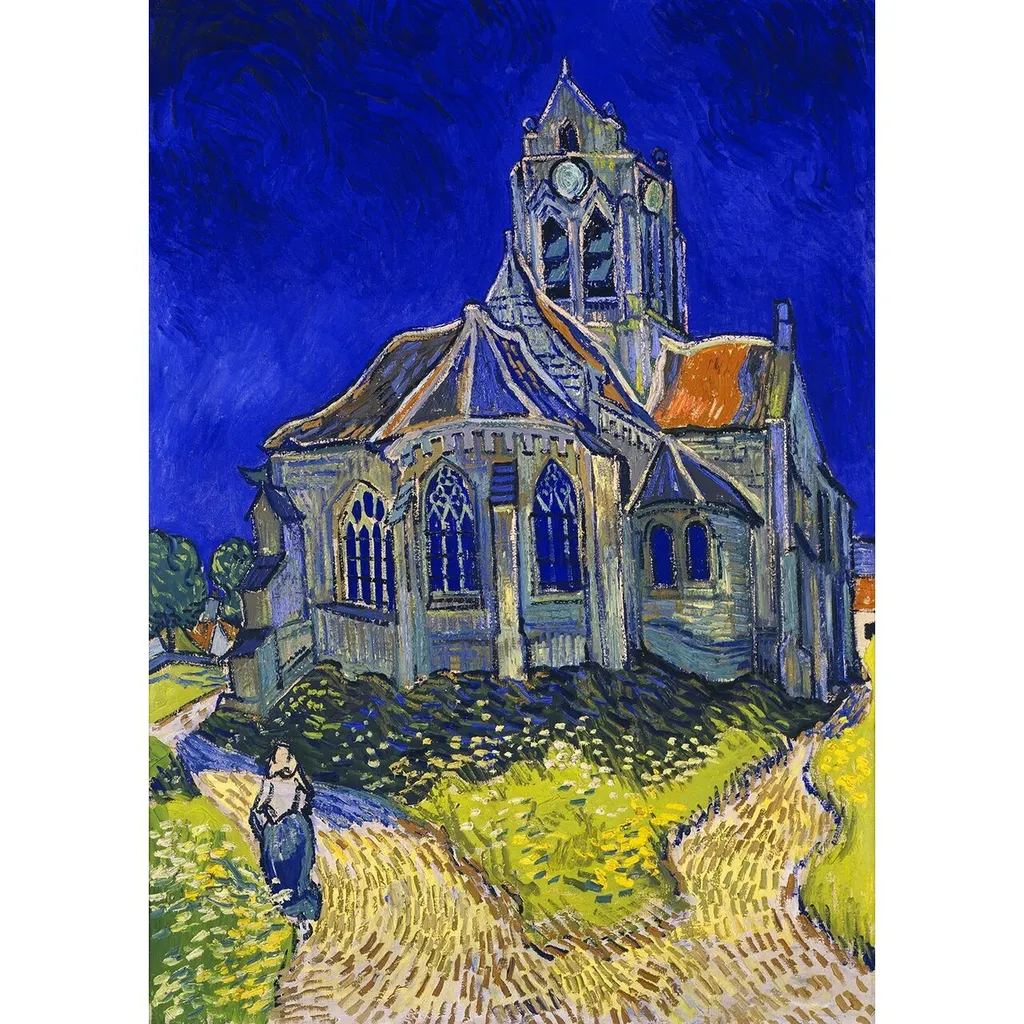 Puzzle 1000 pièces L'église d'Auvers sur Oise / Enjoy Puzzle – Image 2