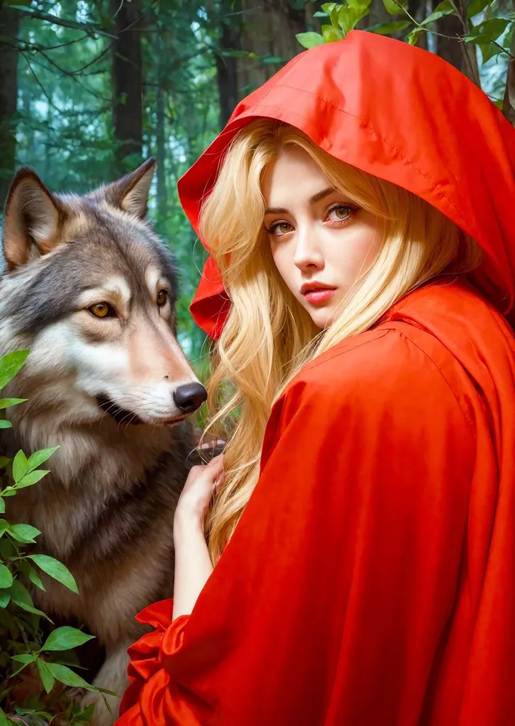 Puzzle 1000 pièces Red hiding hood / Enjoy Puzzle – Image 2