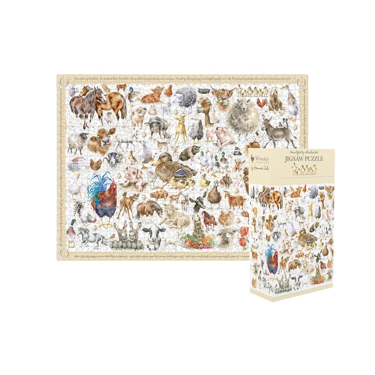 Puzzle 1000 pièces The farmyard set
