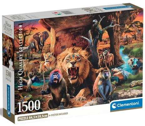 Puzzle 1500 pièces The tribal society Clementoni