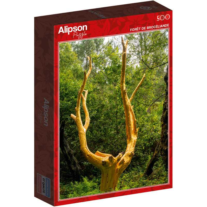 Puzzle 500 pièces Forêt de Brocéliande
