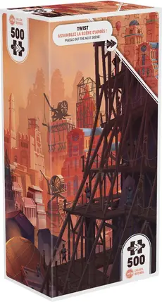 Puzzle 500 pièces Iello Twist Ancient city