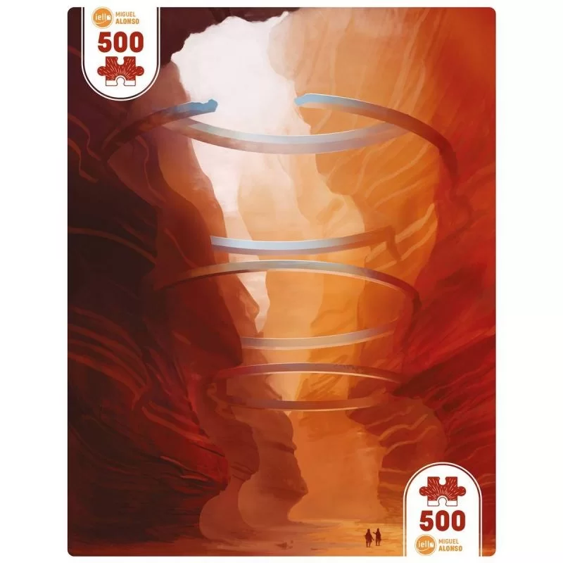 Puzzle 500 pièces Iello Universe Desert rings – Image 2