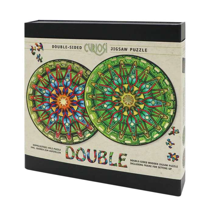 Puzzle rond Double face 154 pièces Circus Curiosi