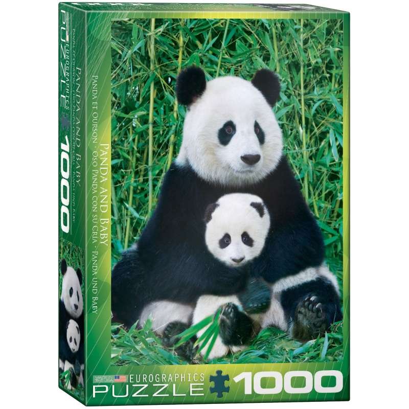 puzzle 1000 pièces pandas