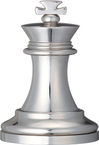 Huzzle Cast Chess King casse tête métal