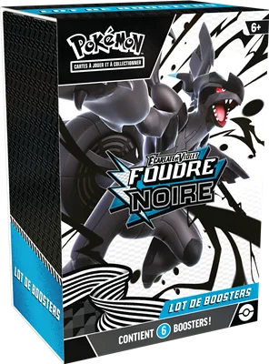 Pokemon Bundle 6 boosters EV Foudre noire