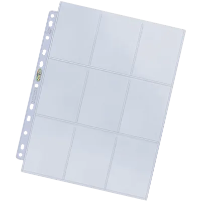 feuille de classeur Cartes ultra pro