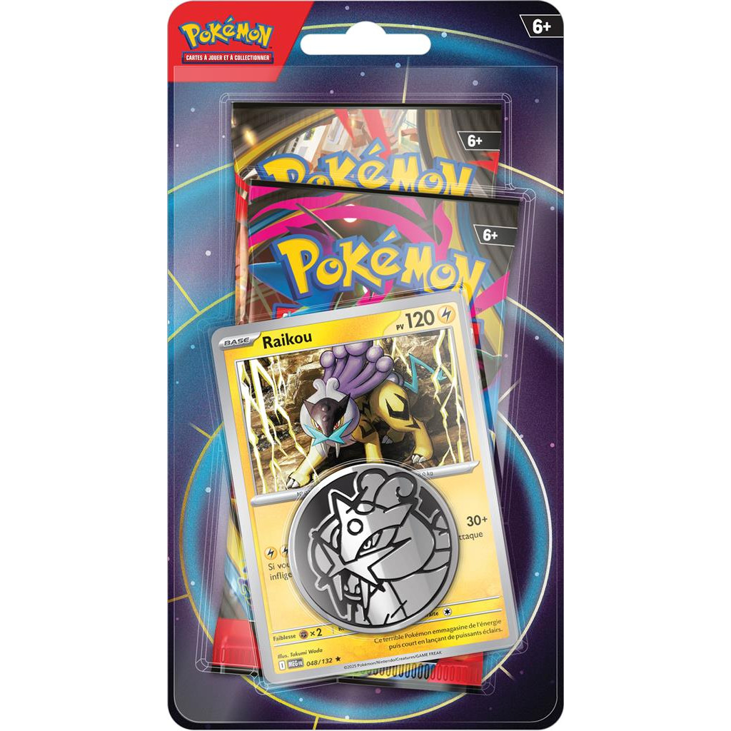 Pack 2 boosters Pokemon Raikou Janvier 2026